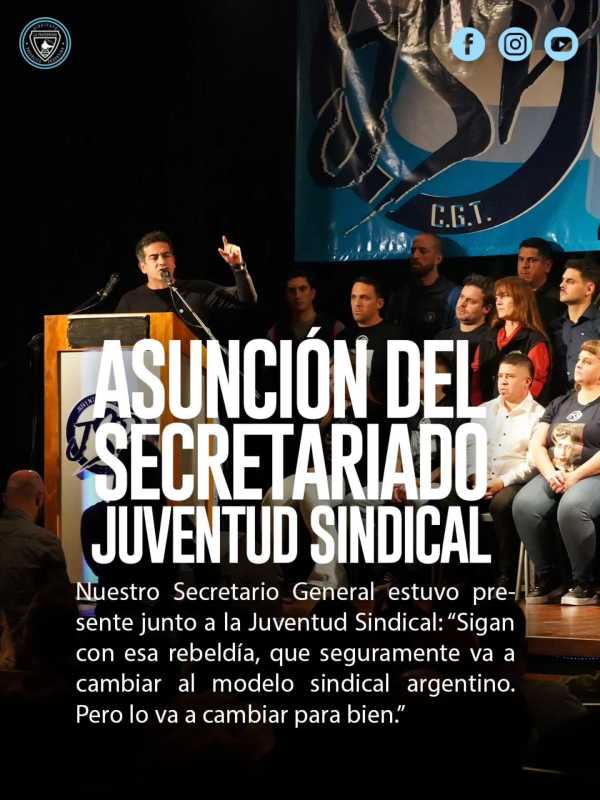 Noticias ASUNCIÓN DEL SECRETARIADO JUVENTUD SINDICAL La Fraternidad - ASUNCIÓN DEL SECRETARIADO JUVENTUD SINDICAL