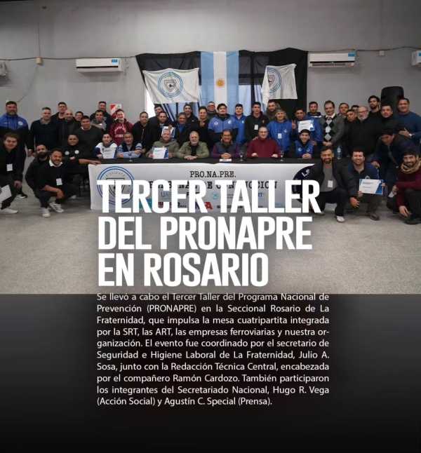 Noticias Tercer taller del PRONAPRE en Rosario La Fraternidad - Tercer taller del PRONAPRE en Rosario